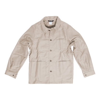 Le Laboureur Moleskin Work Jacket | Ecru Work Jacket Le Laboureur 