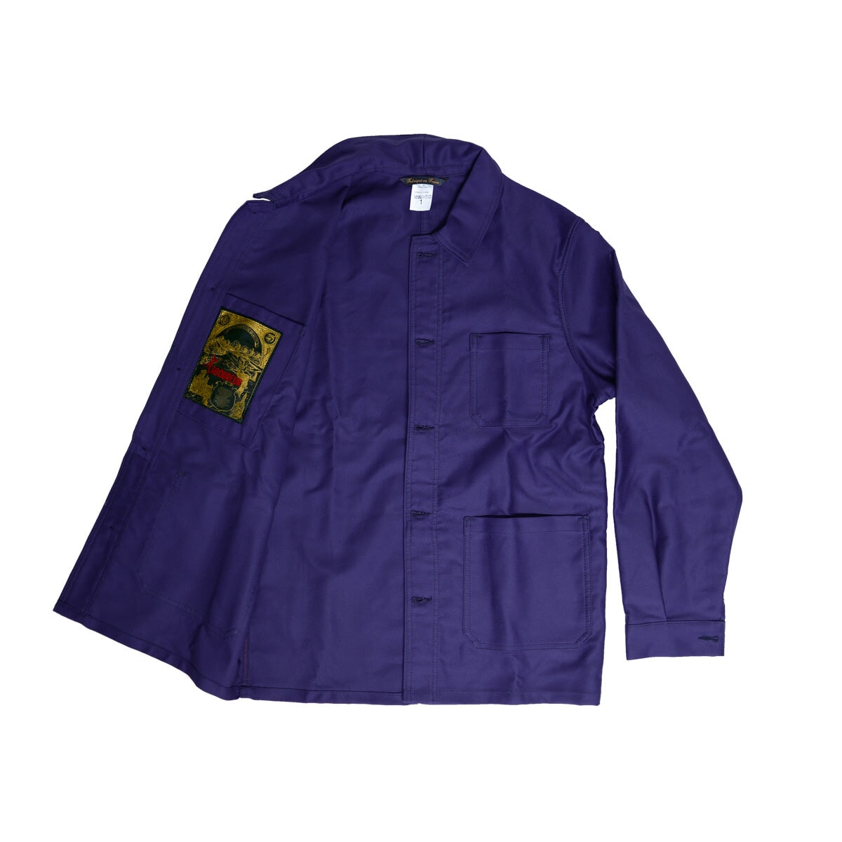 Le Laboureur Moleskin Work Jacket | Hydrone Blue Work Jacket Le Laboureur 
